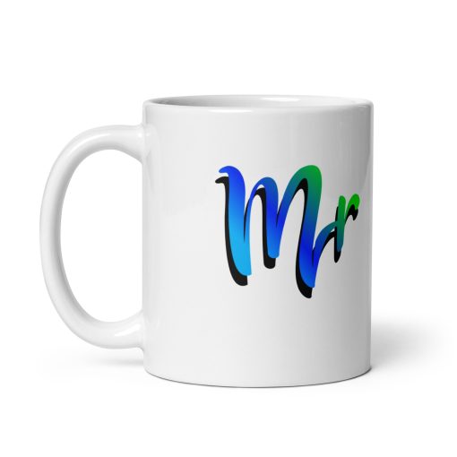 Mr Personalised Mug - Custom Name Coffee Cup for Husbands & Grooms - Elegant Wedding, Anniversary, Engagement & Birthday Gift - Mr. Custom Mug - Image 2