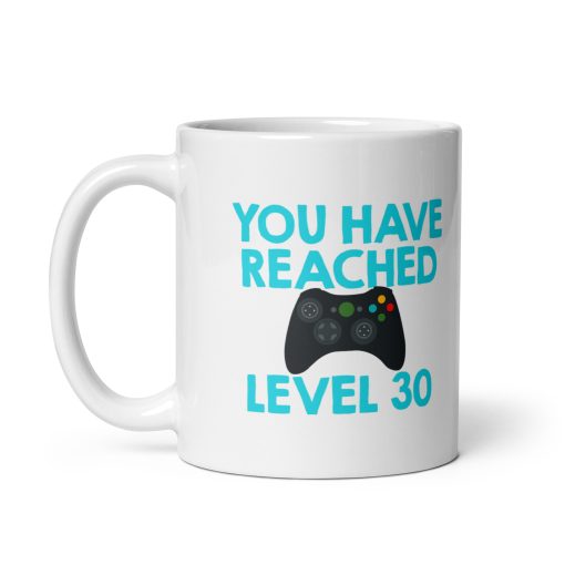 ???? You Have Reached Level 30 Cremic Coffee Mug – Funny Gamer Birthday Mug – Level Up Gift for Video Game Lovers, Geek & Nerd Gifts – 11oz Ceramic Coffee Cup - Image 2