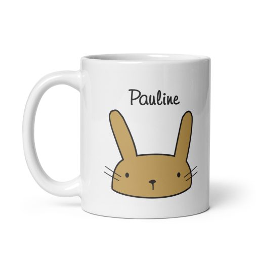 Happy Easter Pauline Personalised Coffee Mug – Custom Easter Gift for Coffee & Tea Lovers - Image 2