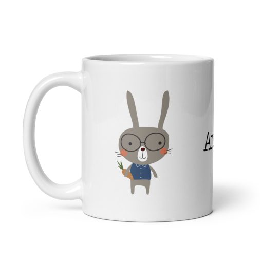 Personalized Easter Mug – Custom Name Annie Coffee Mug – Cute Bunny & Spring-Themed Cup – Unique Easter Gift for Kids, Family, & Friends - Image 2