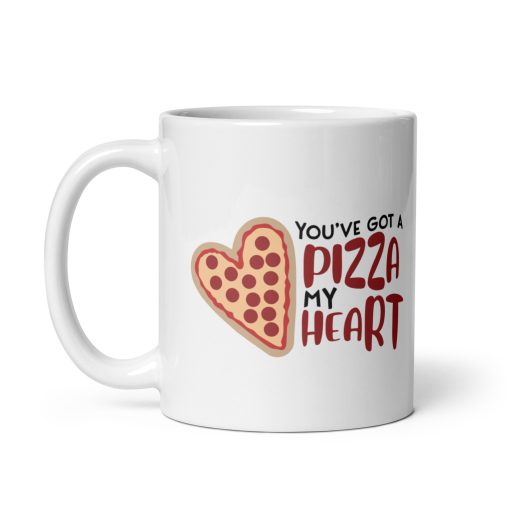 You’ve Got a Pizza My Heart Coffee Mug – Cute & Funny Love Mug for Couples – Romantic Gift for Him or Her – Valentine’s, Anniversary, or Birthday Gift - Image 2