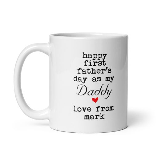Personalised Funny First Father’s Day 'As My Daddy' Mug – Custom Gift for New Dads from Baby – Cute Coffee Cup for Him – Father’s Day, Birthday, Christmas Present - Image 2