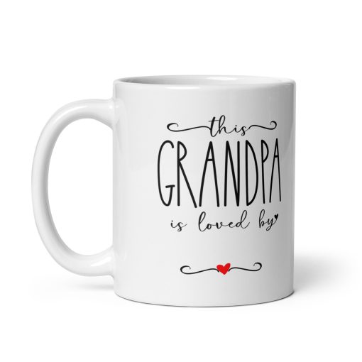 This Grandad Is Loved By Mug – Funny Personalised Gift for Grandpa, Grandad, or Papa – Custom Coffee Mug from Grandkids – Father’s Day, Birthday, Christmas Present - Image 2