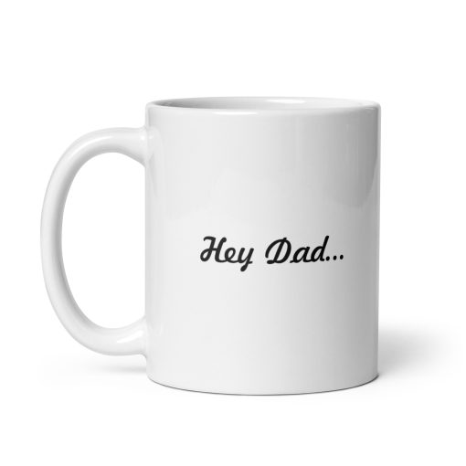 Hey Dad Baby Mug – Funny Personalised Gift for New Dads from Baby – Cute First Father’s Day Coffee Cup – Daddy Birthday, Christmas Present, New Dad Keepsake - Image 2