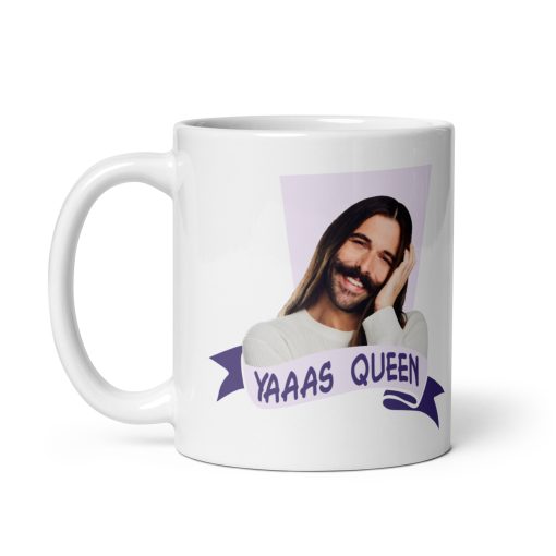 "Yaaas Queen Mug – Funny novelty mug, Humorous coffee mug, Sarcastic mug, Quirky mug, Witty coffee mug, Silly mug gift, Joke mug, Gag gift mug, Rude funny mug, Silly gift idea, Hilarious gift - Image 2