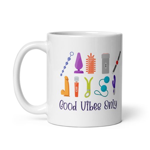 Good Vibes Only Coffee Mug – Motivational and Positive Energy Mug – Inspirational Gift for Friends, Romantic Love Mug, Couple Gift, Gift for Her, Girlfriends Mug, Sarcastic Mug for Girlfriend - Image 2