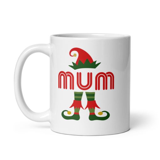 Christmas Mum Tree Coffee Mug – Mug gift for mum, Personalized mum mug, Custom mug for mum, Best mum ever mug, Mum coffee mug, Unique mum mug, Funny mum mug, Photo mug for mum, Gift for mum, Mum appreciation gift, Personalized gift for mum - Image 2