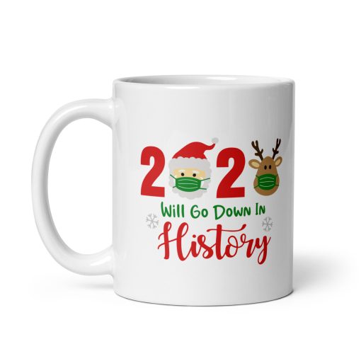 2020 Will Go Down in History Mug – Funny Quarantine Coffee Mug, Pandemic Gift, Novelty Tea Cup for Him & Her, Perfect for Birthdays, Christmas, Office & Secret Santa! - Image 2