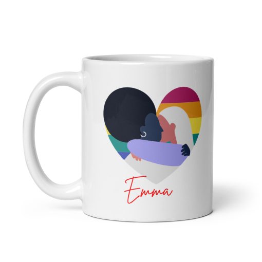 Personalised Love Image Coffee Mug – Custom Photo and Name Romantic Gift – Unique Couple’s Mug for Anniversary, Valentine’s, or Birthday,  Anniversary gift idea - Image 2