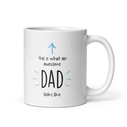 Awesome Dad Mug - Funny Coffee Cup for Dad - Perfect Gift for Father’s Day, Birthday & Christmas - Cool Dad Joke Present from Son, Daughter or Wife