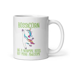 Bossicorn Mug - Funny Unicorn Coffee Cup for Bosses & Leaders - Hilarious Gift for Managers, Entrepreneurs & CEOs - Birthday, Christmas & Office Gift