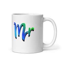 Mr Personalised Mug - Custom Name Coffee Cup for Husbands & Grooms - Elegant Wedding, Anniversary, Engagement & Birthday Gift - Mr. Custom Mug