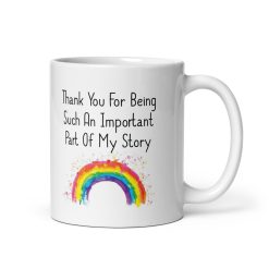 Thank You Mug - Funny Appreciation Gift for Teacher, Aunt, Mom, Dad, Mentor, Boss - Cute Coffee Cup for Christmas, Birthday, Mother's & Father's Day
