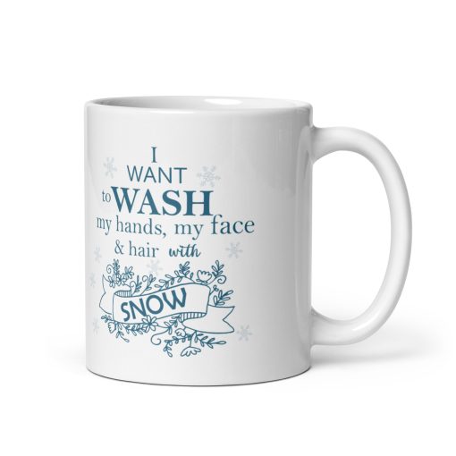 Funny Winter Season Mug - Festive Holiday Coffee Cup, Cozy Hot Chocolate & Tea Mug, Christmas Gift for Friends, Family, Teachers, Mom, Dad, Coworkers
