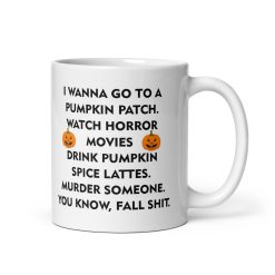 Funny Halloween Horror Movie Watch Mug – Spooky Coffee Cup for Scary Movie Lovers, Horror Fans, Trick or Treat, Halloween Gift, Creepy Night, Thriller & Chiller Mug