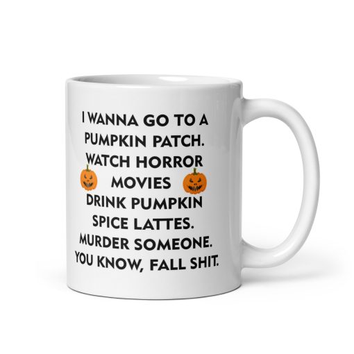 Funny Halloween Horror Movie Watch Mug – Spooky Coffee Cup for Scary Movie Lovers, Horror Fans, Trick or Treat, Halloween Gift, Creepy Night, Thriller & Chiller Mug