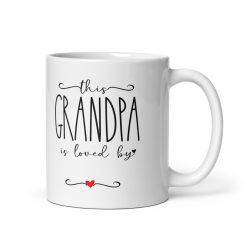 This Grandad Is Loved By Mug – Funny Personalised Gift for Grandpa, Grandad, or Papa – Custom Coffee Mug from Grandkids – Father’s Day, Birthday, Christmas Present