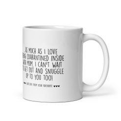 Hey Dad Baby Mug – Funny Personalised Gift for New Dads from Baby – Cute First Father’s Day Coffee Cup – Daddy Birthday, Christmas Present, New Dad Keepsake