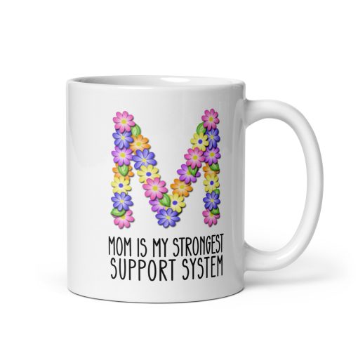 My Mum Is My Strongest Support System Mug – Mug gift for mum, Personalized mum mug, Custom mug for mum, Best mum ever mug, Mum coffee mug, Unique mum mug, Funny mum mug, Gift for mum, Mum appreciation gift, Personalized gift for mum
