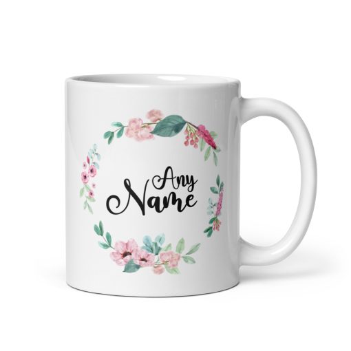 Personalized Floral Name Mug –Mug gift for mum, Personalized mum mug, Custom mug for mum, Best mum ever mug, Mum coffee mug, Unique mum mug, Funny mum mug, Photo mug for mum, Gift for mum, Mum appreciation gift, Personalized gift for mum