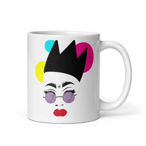 "Sasha Velour Tribute Mug – Drag Queen Art Coffee Mug Fabulous Gift for Drag Fans, LGBTQ+ Mug, Funny Personalised Mug, Silly Mug Gift, Pun Mug, Rude funny Mug, Humorous Coffe Mug, Joke Mug for Friends