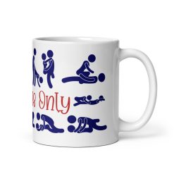 Good Vibes Only – Funny Personalised Naughty Couple Mug, Cheeky Gift for Him and; Her, Romantic Coffee Mug for Boyfriend, Girlfriend, Husband or Wife, Birthday and Valentine’s Gift!, Gift for partner, Sentimental gift for lover