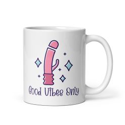 Good Vibes Only Mug – Positive Energy Coffee Cup | Motivational and Aesthetic Gift for Couple, and Self-Care Lovers, Couples gift idea, Romantic mug, Personalized love mug, Gift for her, Sentimental gift for lover