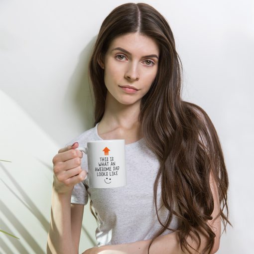 Funny Awesome Dad Mug - Cool Coffee Cup for Dad -  Unique dad mug, Hilarious Gift for Fathers, Stepdads & Grandpas - Birthday, Christmas & Father’s Day Present from Kids - Image 5