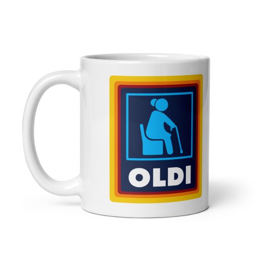 Oldie Mug – Funny novelty mug, Humorous coffee mug, Sarcastic mug, Quirky mug, Witty coffee mug, Silly mug gift, Joke mug, Gag gift mug, Rude funny mug, Silly gift idea, Hilarious gift - Image 2