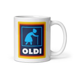 Funny Oldie Mug – Funny novelty mug, Humorous coffee mug, Sarcastic mug, Quirky mug, Witty coffee mug, Silly mug gift, Joke mug, Gag gift mug, Rude funny mug, Silly gift idea, Hilarious gift