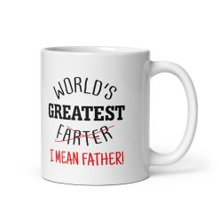 Personalised World’s Greatest Farter Mug –Personalized dad mug, Custom mug for dad, Best dad ever mug, Dad coffee mug, Unique dad mug, Funny dad mug, Dad gift idea, Useful gift for dad, Mug gift for dad