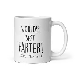 Funny Custom World’s Best Farter Mug – Personalized dad mug, Custom mug for dad, Best dad ever mug, Dad coffee mug, Unique dad mug, Funny dad mug, Dad gift idea, Useful gift for dad, Mug gift for dad