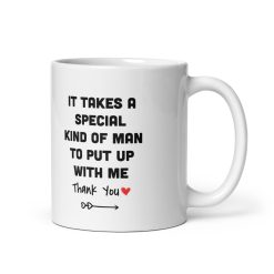 Special Man Mug – Thoughtful Gift for Husband, Boyfriend, or Spouse, Thank You Gift for Him, Romantic Coffee Cup for Anniversary, Birthday, Valentine's, Personalised Mug for him