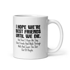 Best Friends Mug - Cute Coffee Cup for Friendship, Gift for Bestie, Funny BFF Mug, Personalized Best Friend Gift, Cute Friendship Mug for Birthday, Christmas, or Any Special Occasion