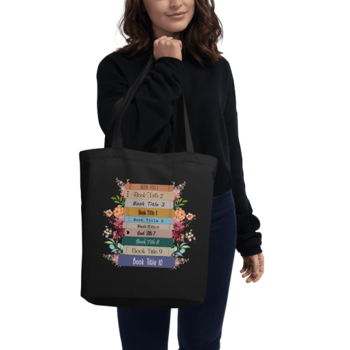 Personalised Book Tote Bag – Cute Canvas Bag for Book Lovers | Aesthetic, Custom Bookish Gift Idea - Image 2