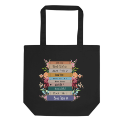 Personalised Book Tote Bag – Cute Canvas Bag for Book Lovers | Aesthetic, Custom Bookish Gift Idea