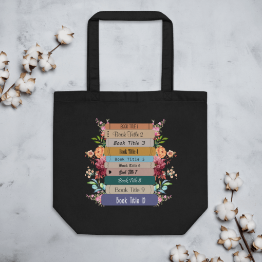 Personalised Book Tote Bag – Cute Canvas Bag for Book Lovers | Aesthetic, Custom Bookish Gift Idea - Image 3