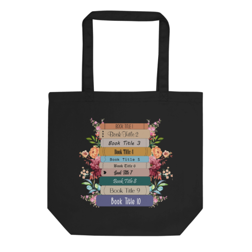 Personalised Book Tote Bag – Cute Canvas Bag for Book Lovers | Aesthetic, Custom Bookish Gift Idea - Image 5