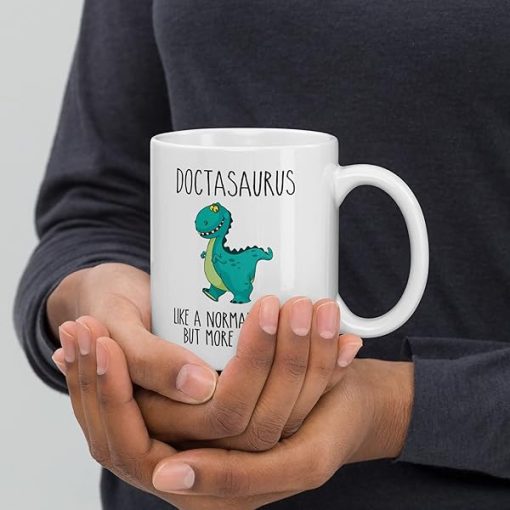Doctasaurus Funny Mug – 11oz coffee mug - Image 8